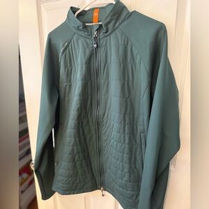 Peter Millar Hyperlight Merge Green Zip-Up Jacket, Medium, LIKE NEW